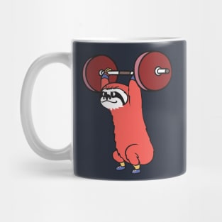 The snach weighlifting sloth Mug